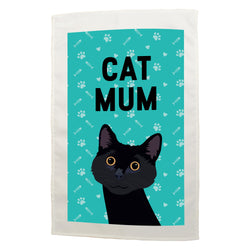 Cat Mum Tea Towel
