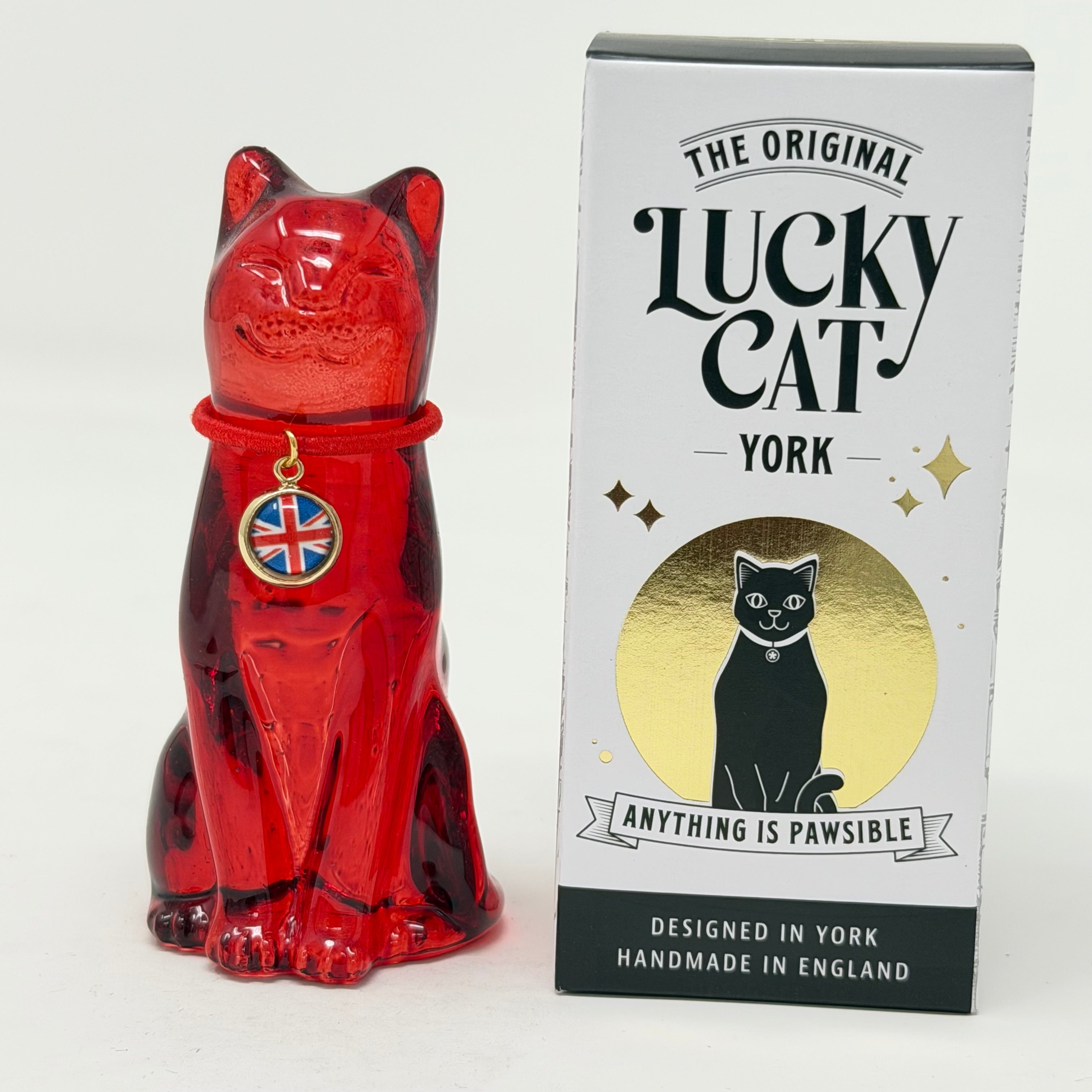 July Lucky Glass Cat