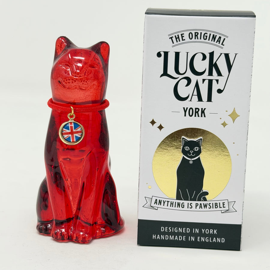July Lucky Glass Cat