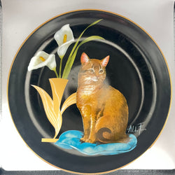 Vintage Sophisticated Ladies Set of 6 Plates by Bradex / Aldo Fazio