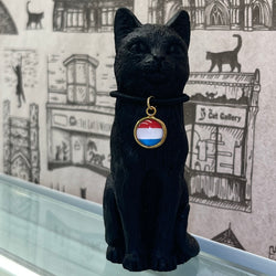 8cm Original Lucky Cat with Netherlands Flag Charm