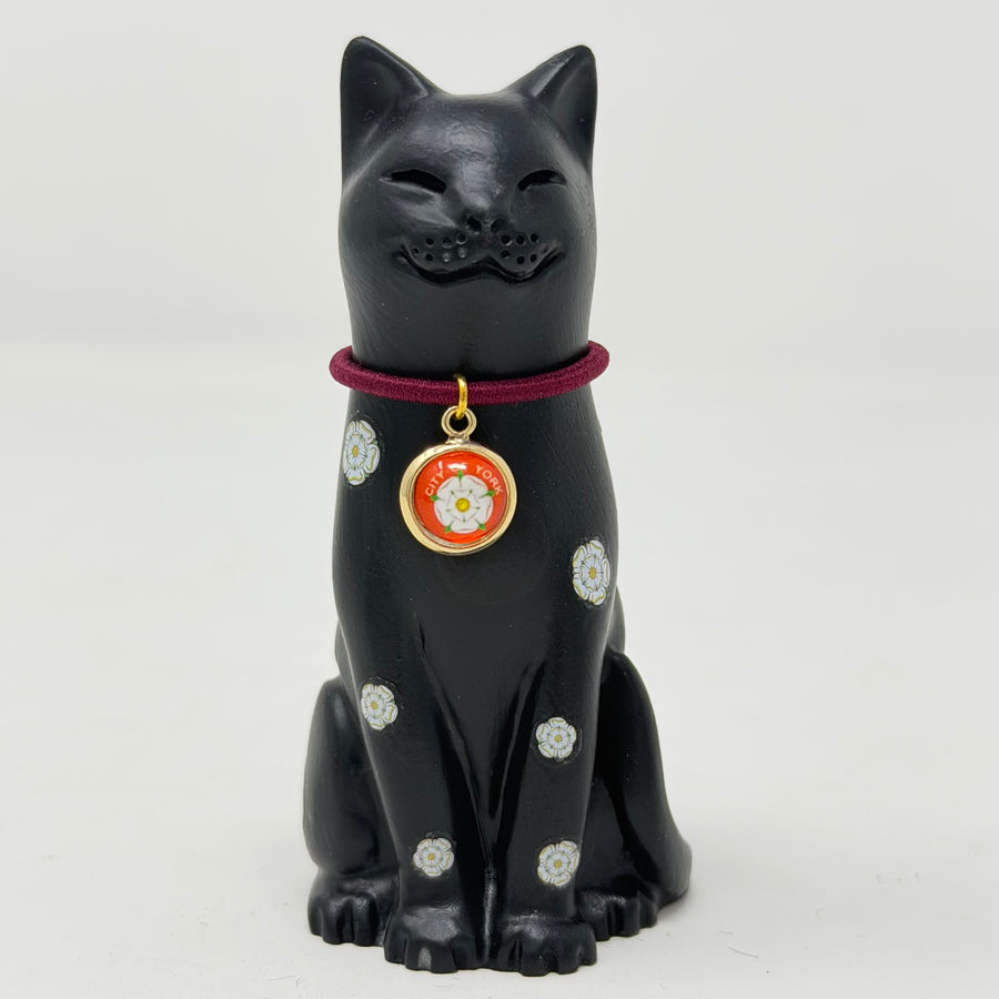 Hand Finished Black Lucky Cat