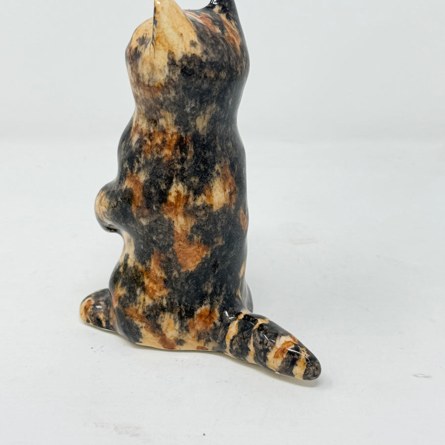 Winstanley Brindle Tortie Cat On Back Legs - Size 1