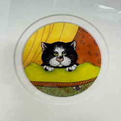 Vintage Linda Jane Smith Original Artwork "Cushion & Mouse"