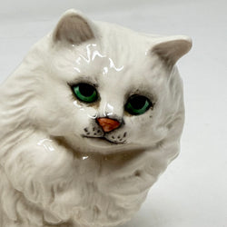 Vintage Beswick White Long Haired Cat Model 1898