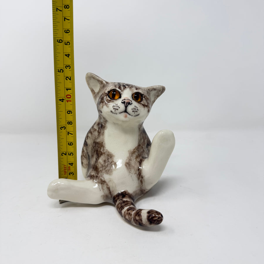 Winstanley Grey Tabby Cat Interrupted Size 2
