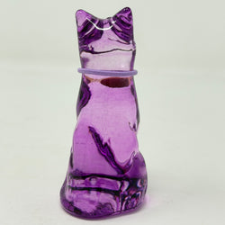 February Lucky Glass Cat