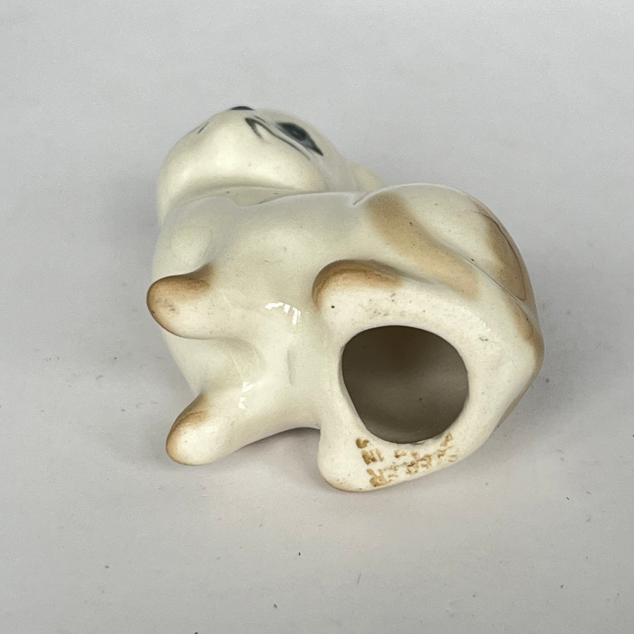 Vintage Szeiler Beige & White Cat