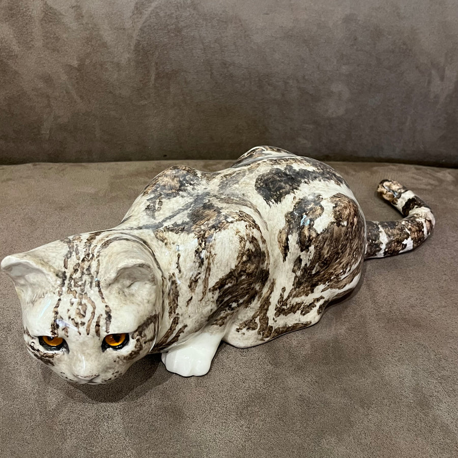 Winstanley Grey Tabby Crouching - Size 5