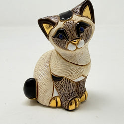 Vintage De Rosa Handmade Ceramic Cat F322