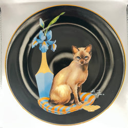 Vintage Sophisticated Ladies Set of 6 Plates by Bradex / Aldo Fazio