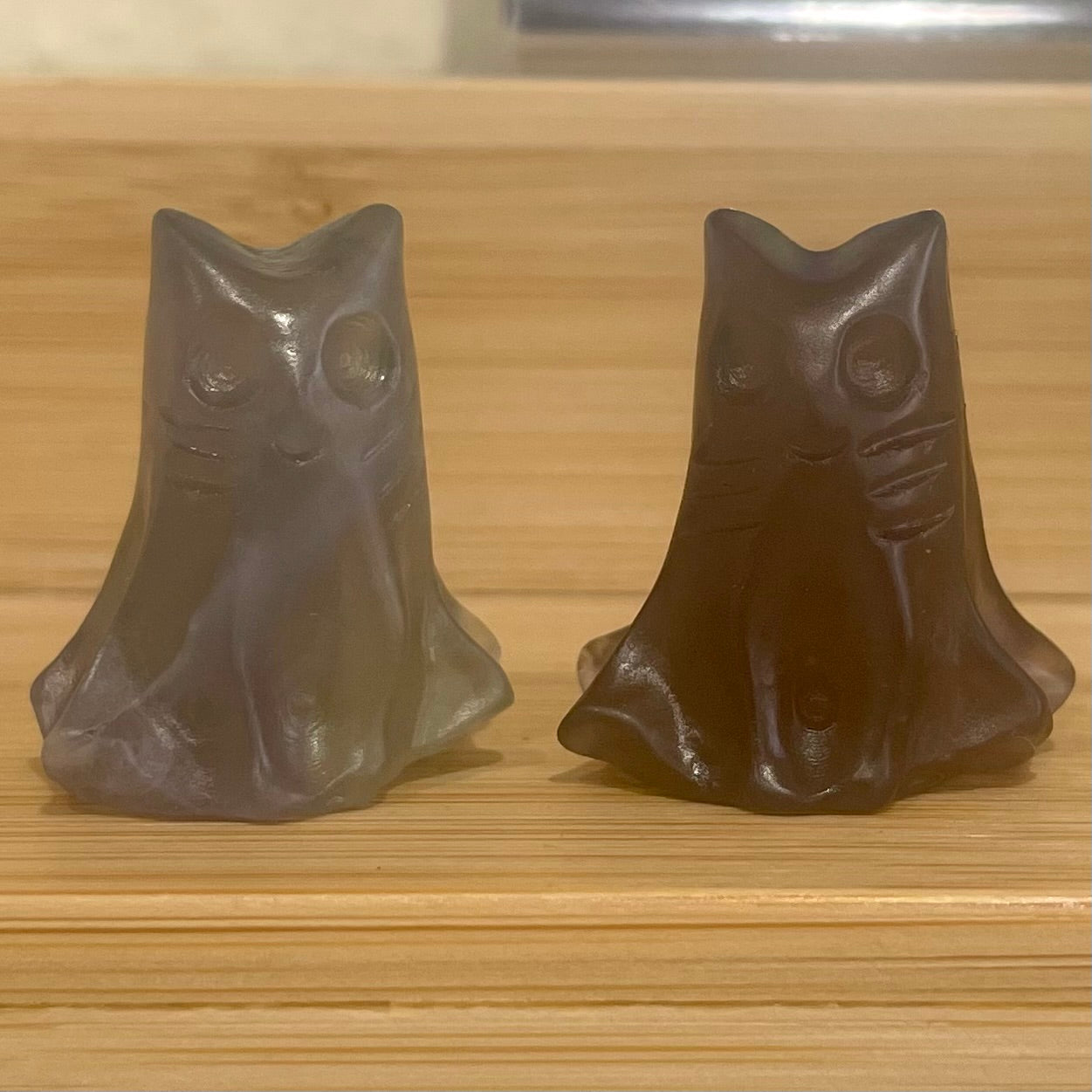 Fluorite Gemstone Ghost Cat