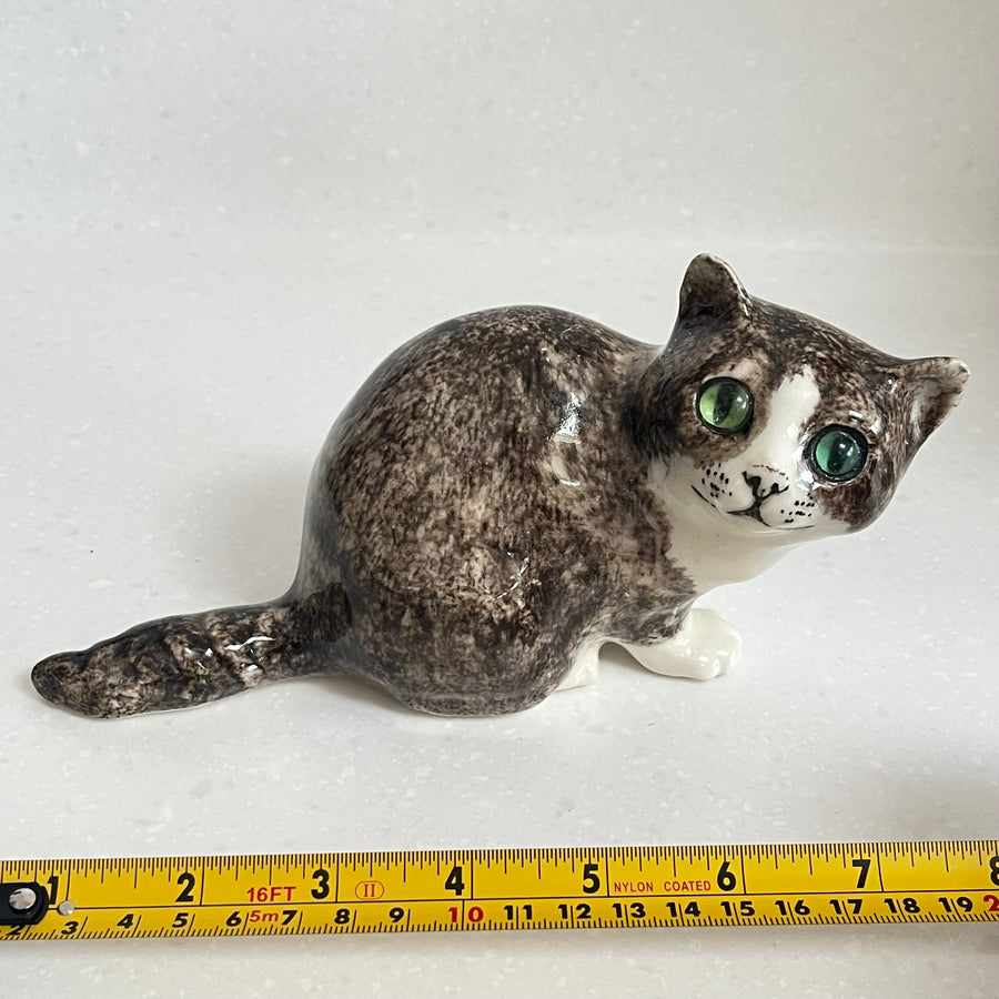 Winstanley Grey Cat with Green Eyes - Size 2