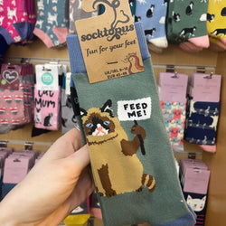 Feed Me Socks, Large