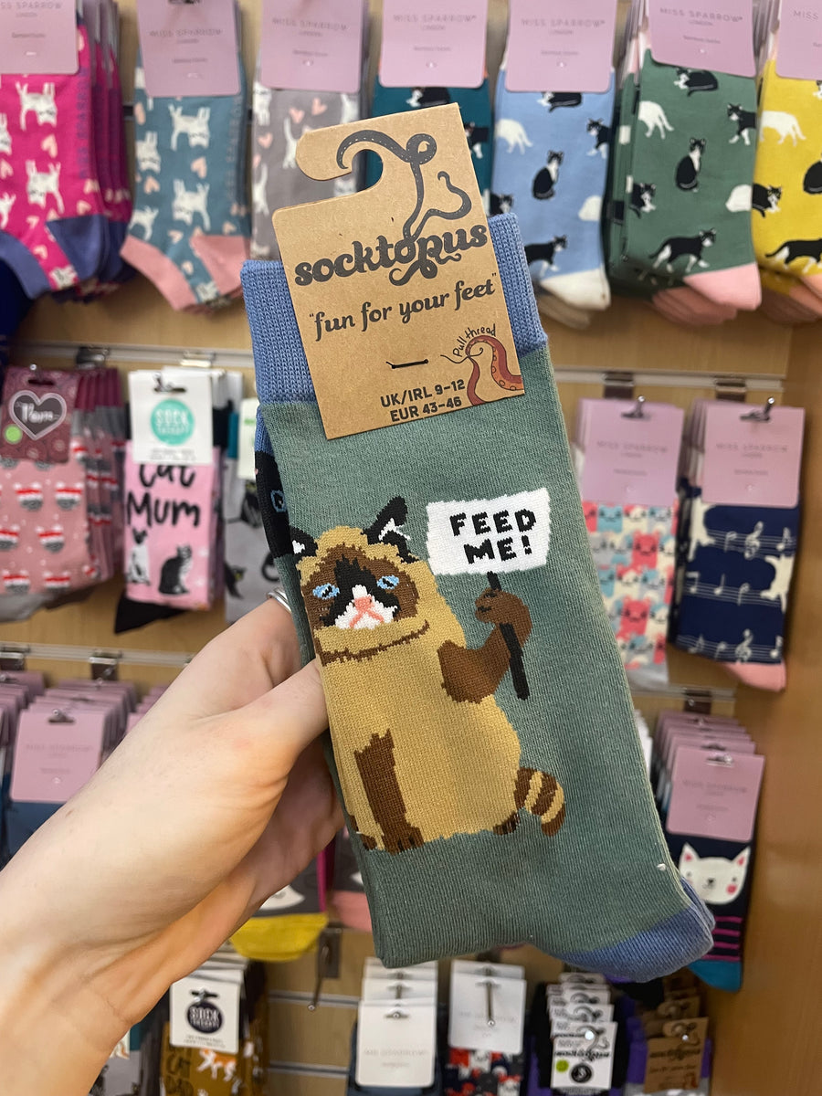 Feed Me Socks, Large