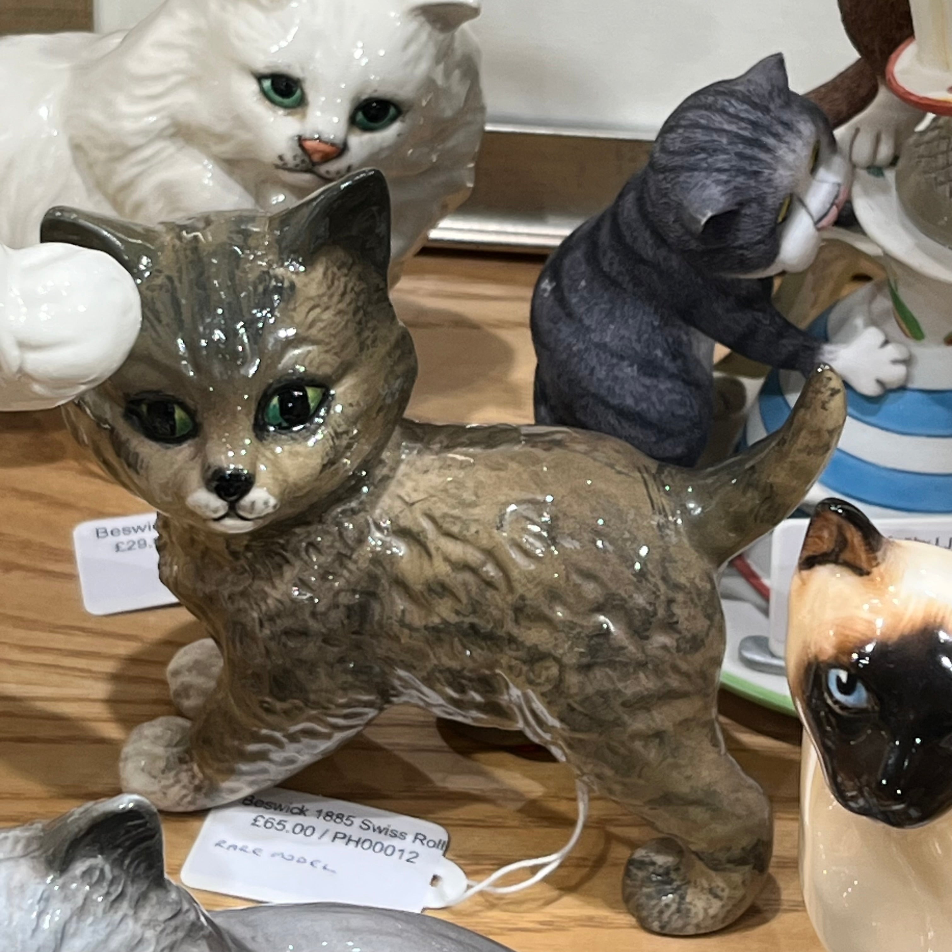 Vintage Beswick Tabby Kitten Model 1885