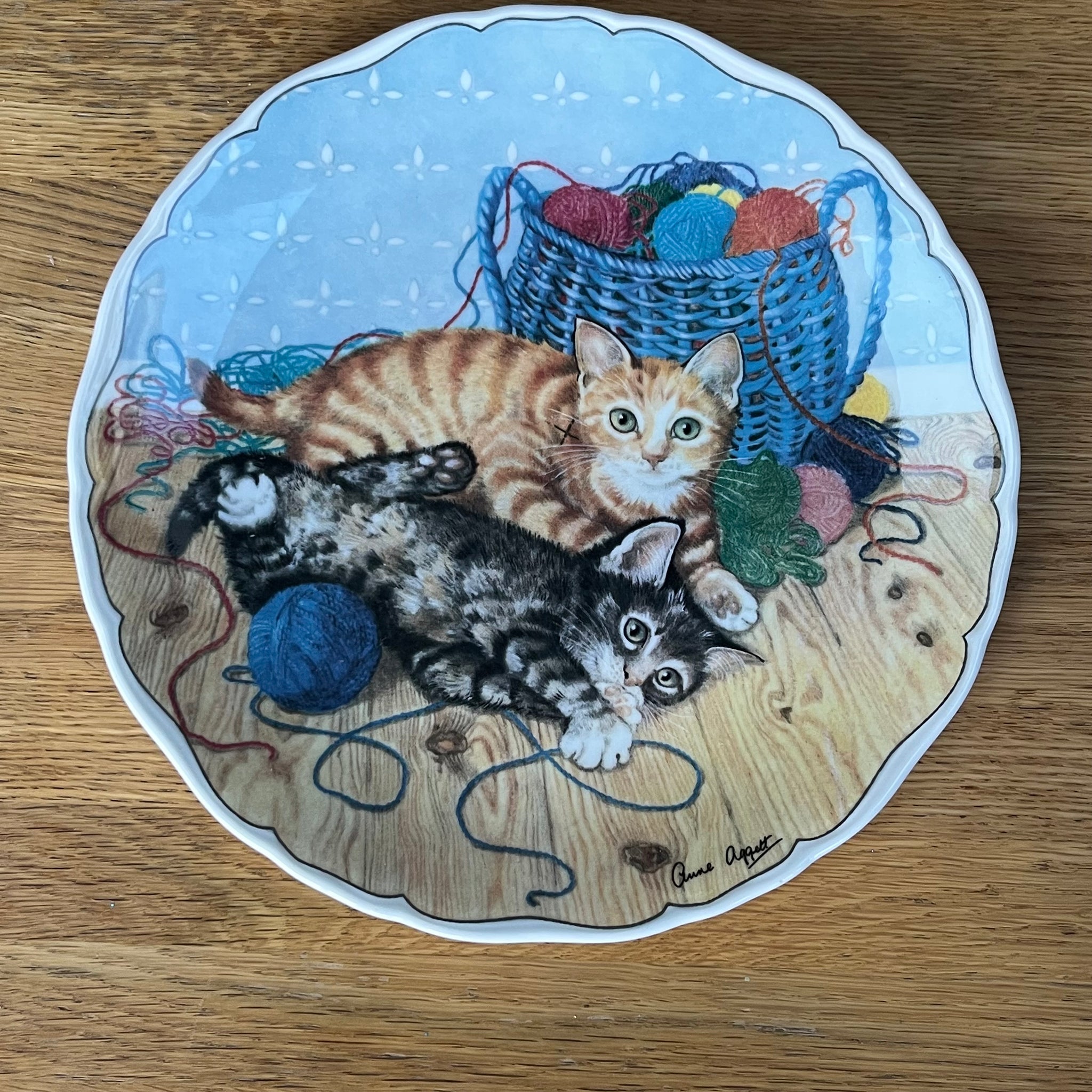 Vintage Plate A Bit of a Muddle by Royal Albert