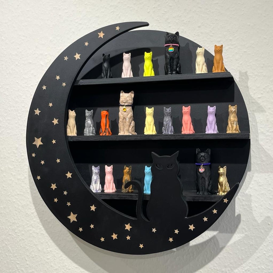 Cat and Moon Shelf