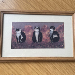 2816 Un, Deux, Trois Framed Print