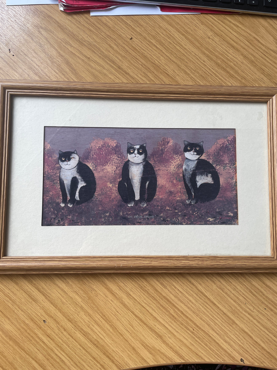 2816 Un, Deux, Trois Framed Print
