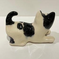 White & Black Winstanley Cat - Size 1