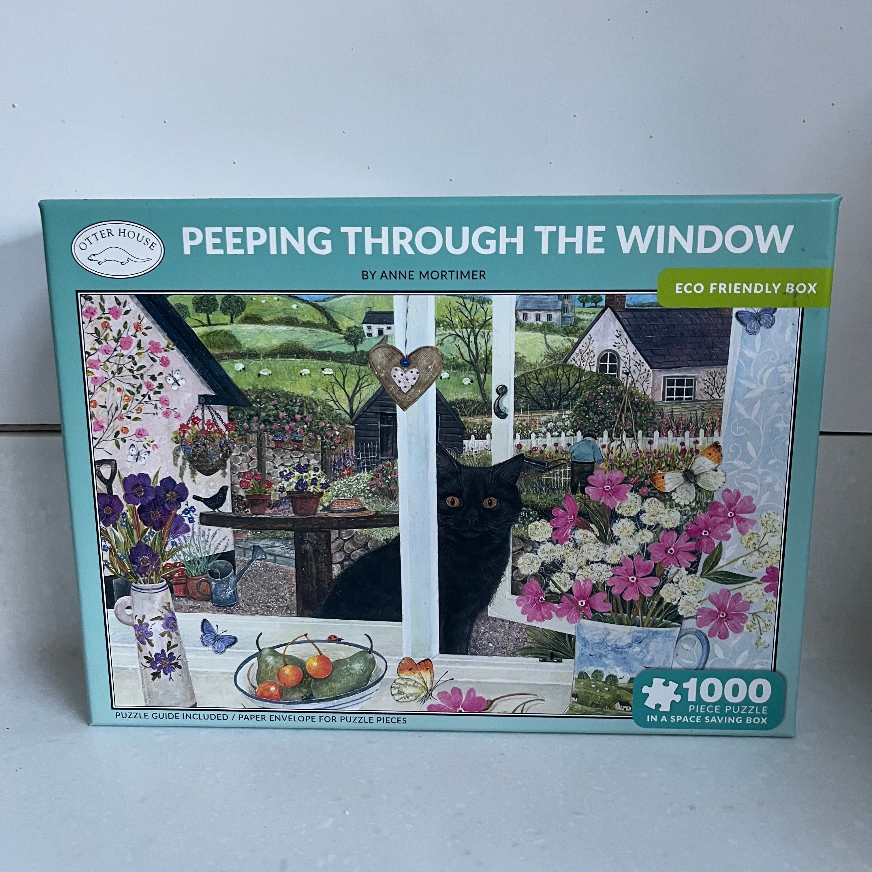 Peeping Through the Window 1000 Piece Jigsaw Anne Mortimer