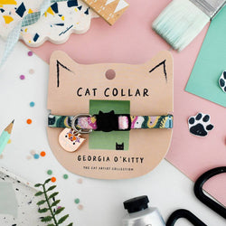 Georgia O'Kitty Artist Cat Collar