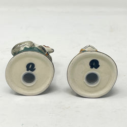 Vintage Quail Pottery Veterinary Cats Salt & Pepper Set
