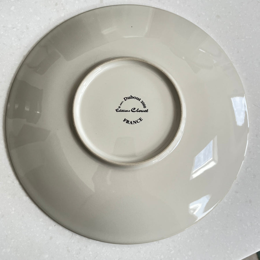 Vintage Dubout Dinner Plate 2000 Sleepy Head, Editions Clouet