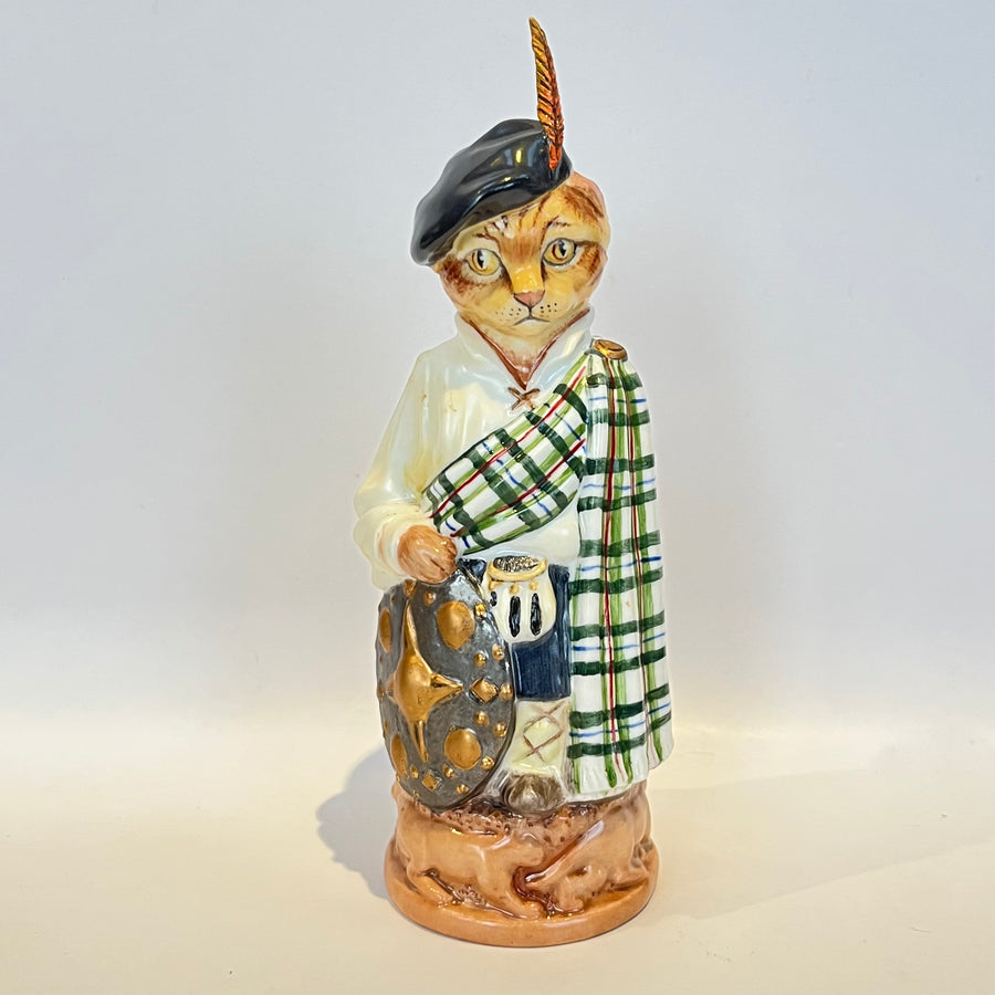 Vintage Full Set of Bronte Porcelain Cat Candle Snuffers (set 89 of 250)