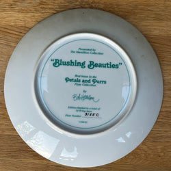 Vintage Plate Blushing Beauties by The Hamilton Collection
