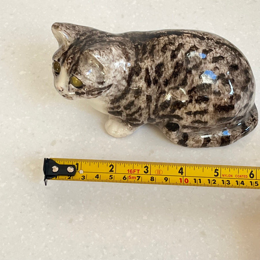 Winstanley Crouching Tabby and White Cat - Size 2