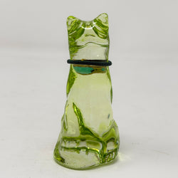 August Lucky Glass Cat