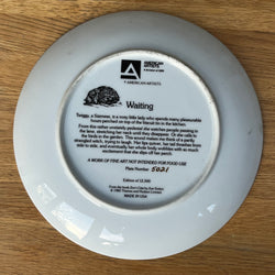 Vintage Plate Waiting by American Artists / Zoe Stokes
