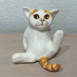 White and Ginger Winstanley Cat - Size 2