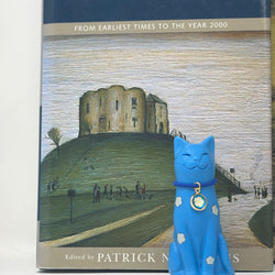 Yorkshire Rose Blue Lucky Cat