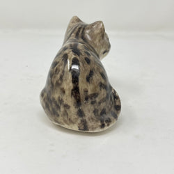 Winstanley Grey Tabby Cat Crouching - Size 1