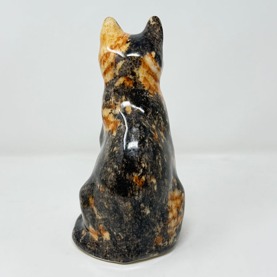 Winstanley Tortie Cat Sitting Up - Size 3