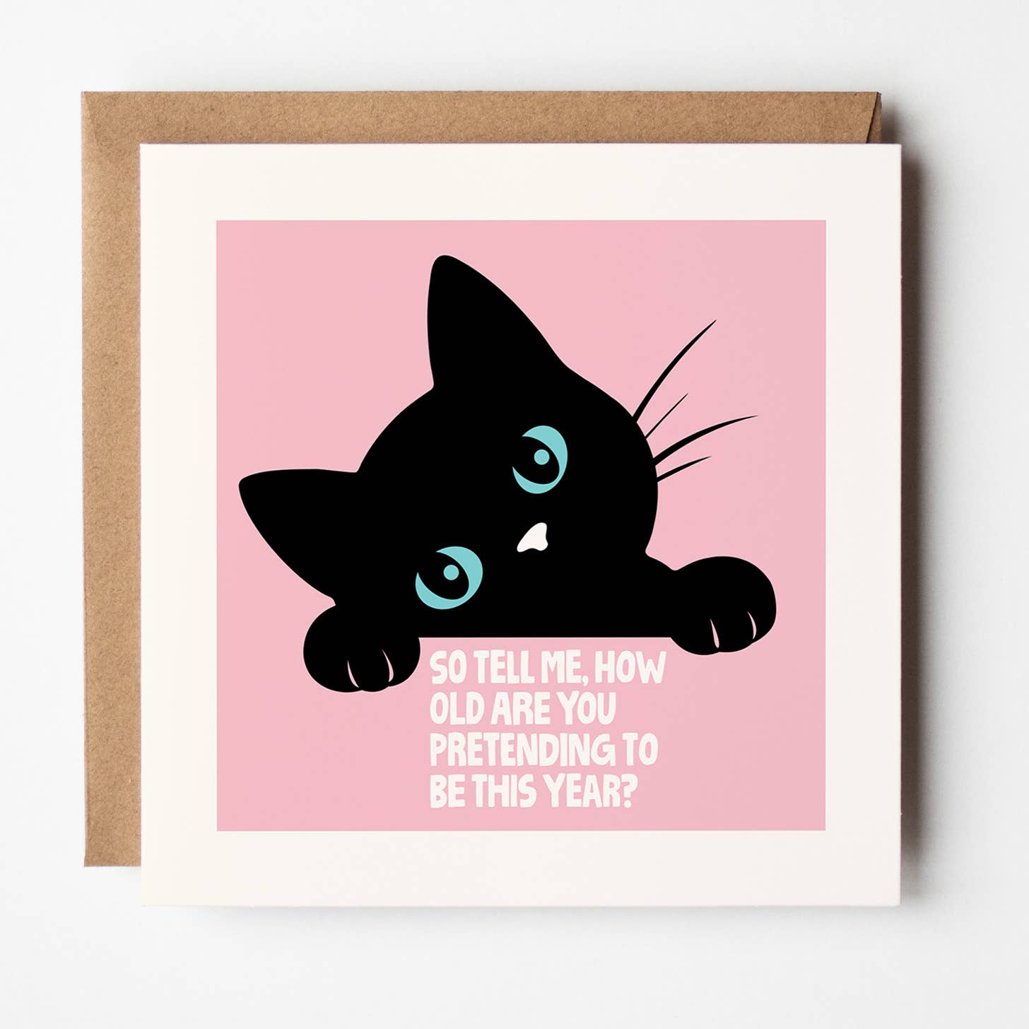 How Old? - Cat Birthday Card