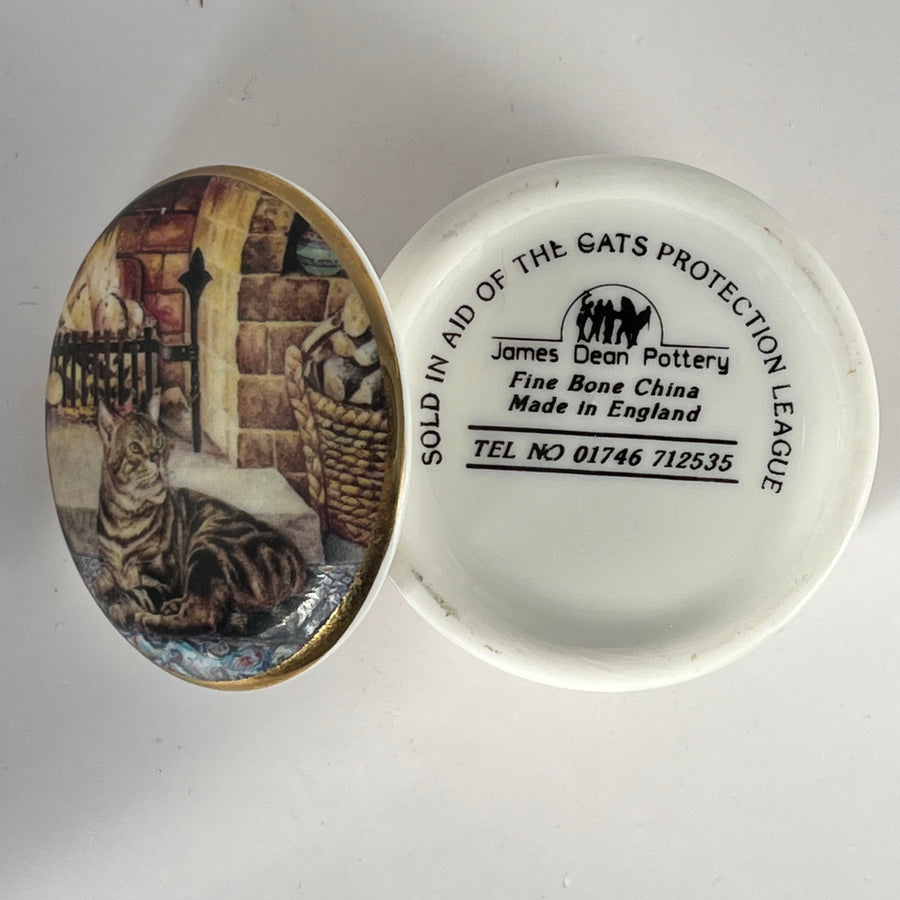 Vintage James Dean Pottery Bone China Trinket Dish