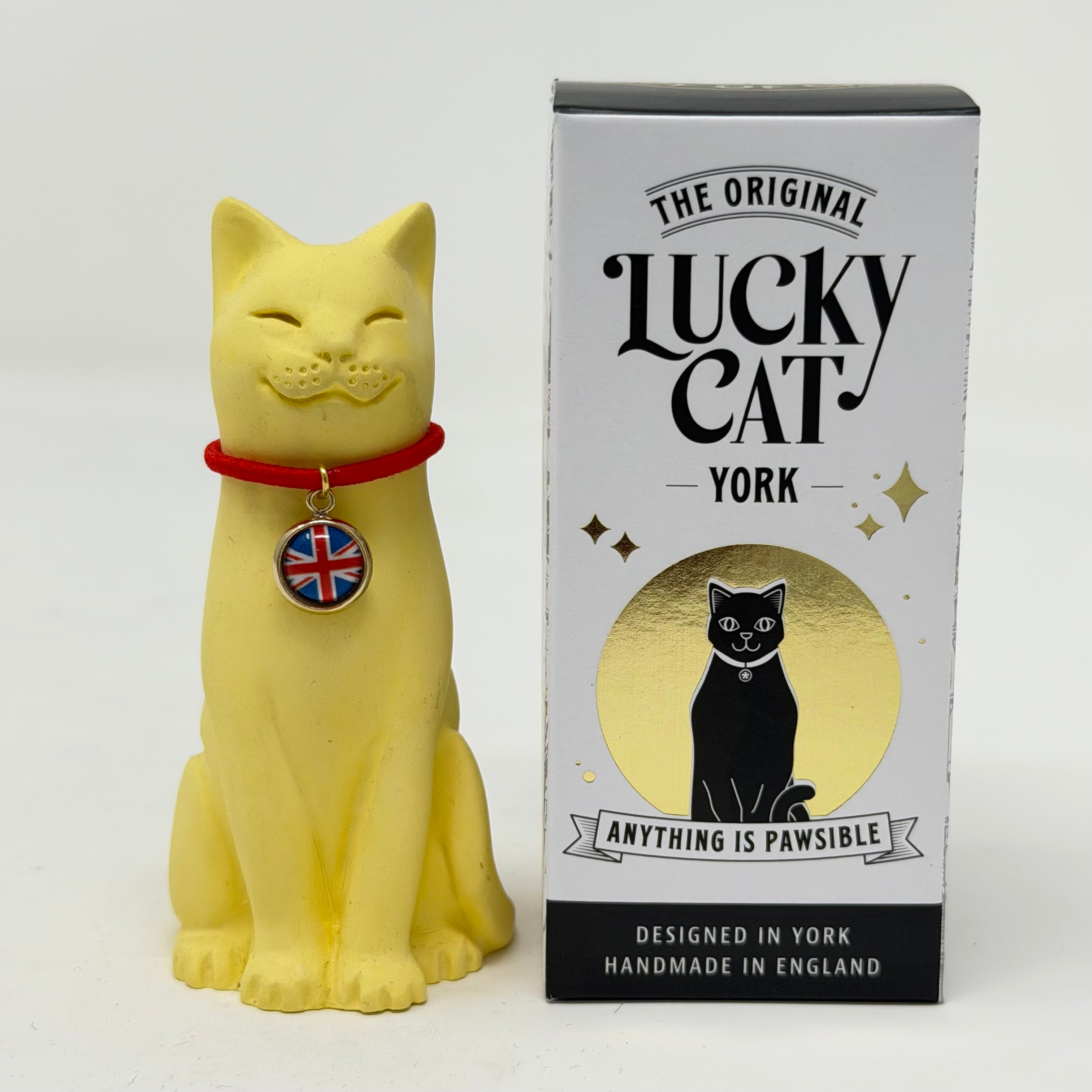 Yellow Pastel Lucky Cat