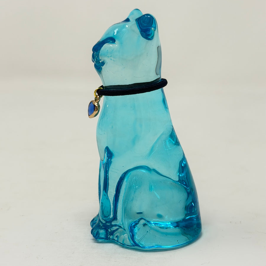 December Lucky Glass Cat