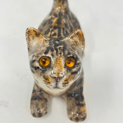 Winstanley Tabby & White Cat Looking Up - Size 1