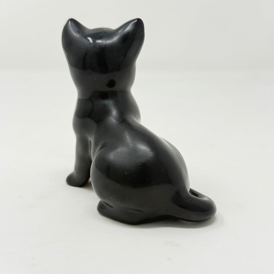 Vintage Goebel Black Cat with Orange Ball