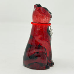 January Lucky Glass Cat