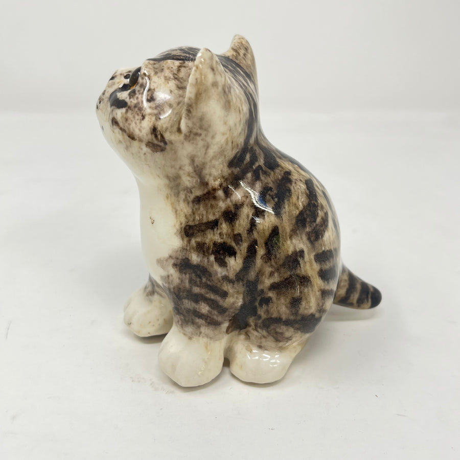 Winstanley Chubby Tabby Cat Looking Up - Size 1