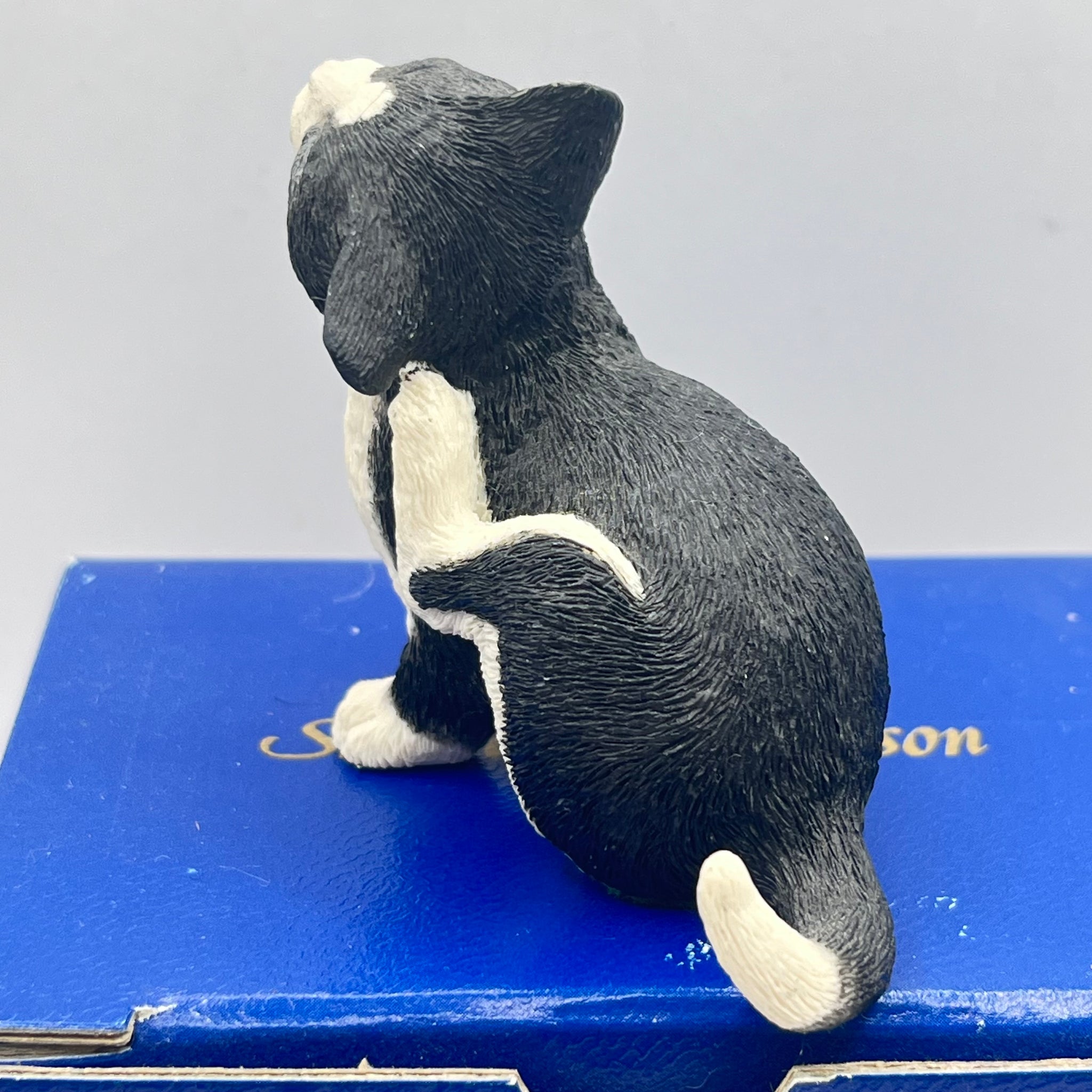 Vintage Sherratt & Simpson Black & White Cat Scratching (Boxed)