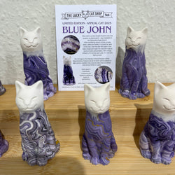 Blue John, Handcast in York, 2025 Annual Cat