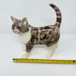 Winstanley Grey & White Cat Standing - Size 6