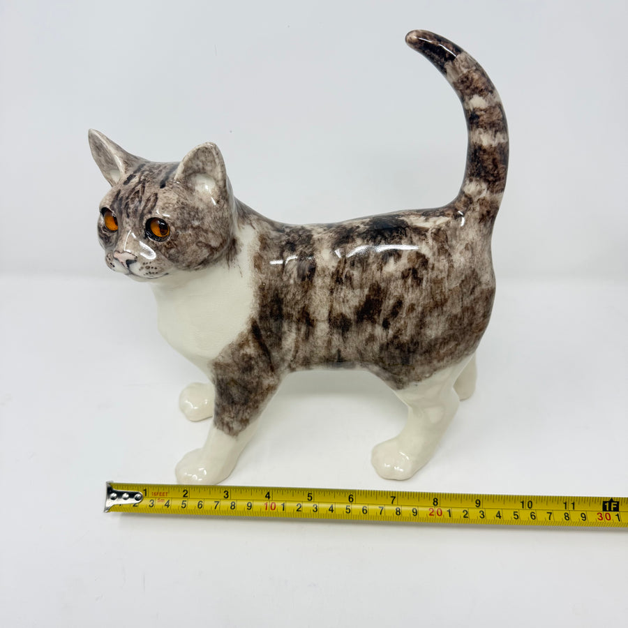 Winstanley Grey & White Cat Standing - Size 6